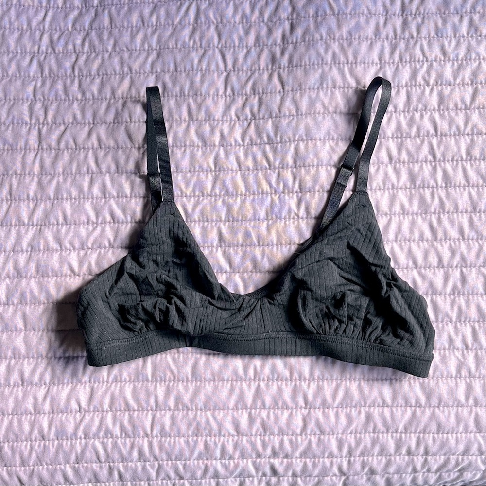 Aerie NWT black stretchy bralette